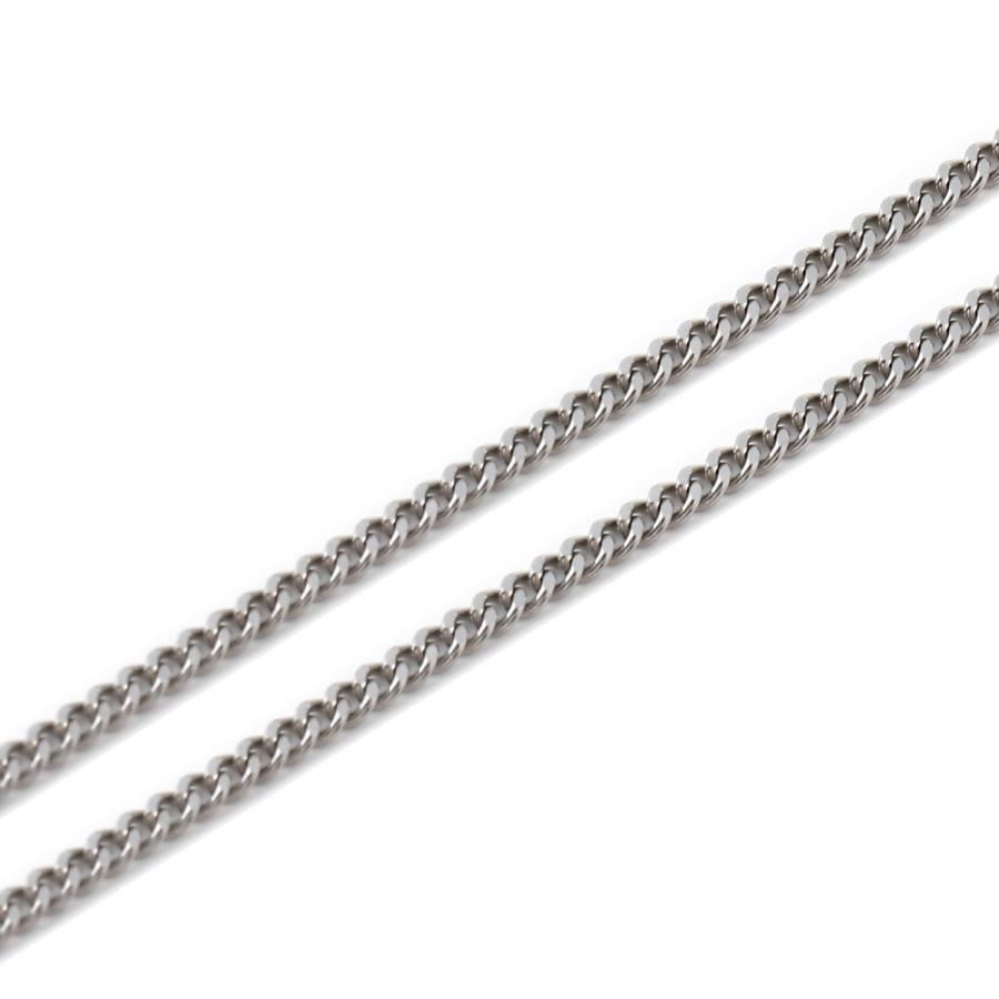 プラチナ 喜平ネックレス 2面 2.8g 40cm チェーン 造幣局検定