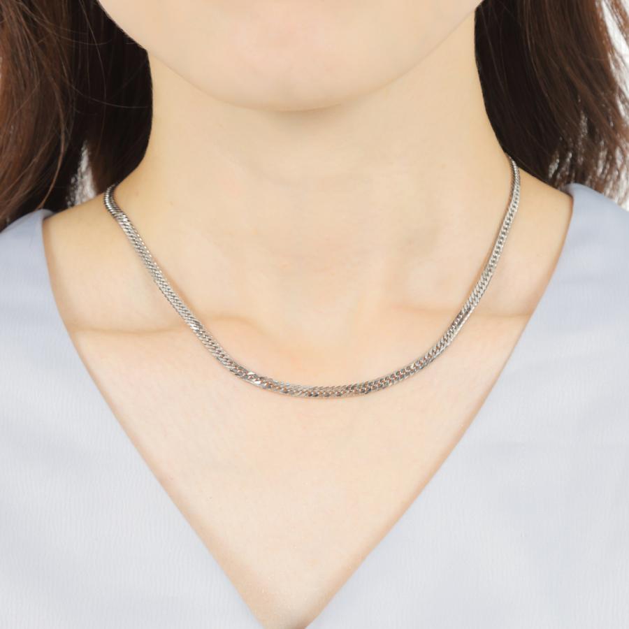プラチナ 喜平ネックレス 6面 ダブル 20g 40cm メンズ プラチナ 喜平ネックレス 6面 ダブル 20g 40cm メンズ