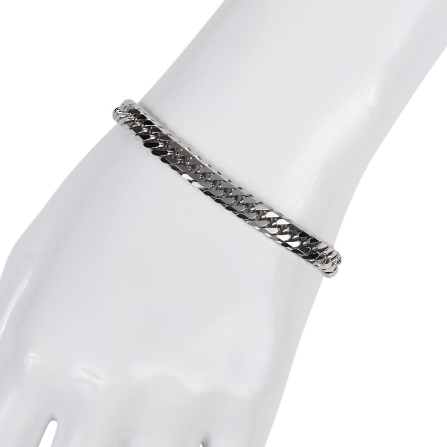 プラチナ 喜平ブレスレット 6面ダブル 30g 18cm メンズ プラチナ 喜平ブレスレット 6面ダブル 30g 18cm メンズ