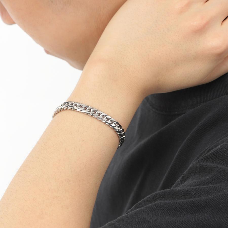 ブレスレット プラチナ 喜平 6面 ダブル 50g 20cm メンズ ブレスレット プラチナ 喜平 6面 ダブル 50g 20cm メンズ