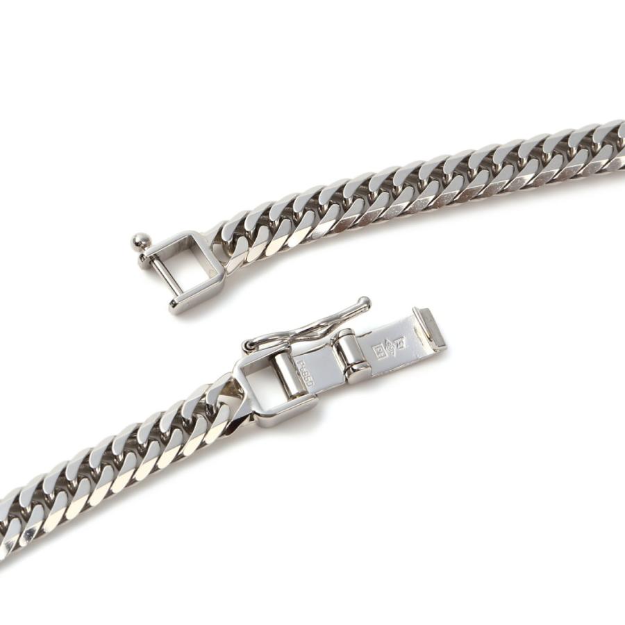 喜平ネックレス プラチナ 6面 ダブル 50g 60cm Pt850 メンズ 