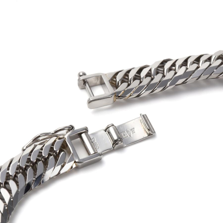 プラチナ 喜平 ブレスレット 8面 トリプル 30g 20cm メンズ プラチナ 喜平 ブレスレット 8面 トリプル 30g 20cm メンズ