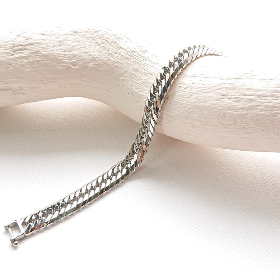 プラチナ 喜平 ブレスレット 8面 トリプル 30g 20cm メンズ プラチナ 喜平 ブレスレット 8面 トリプル 30g 20cm メンズ