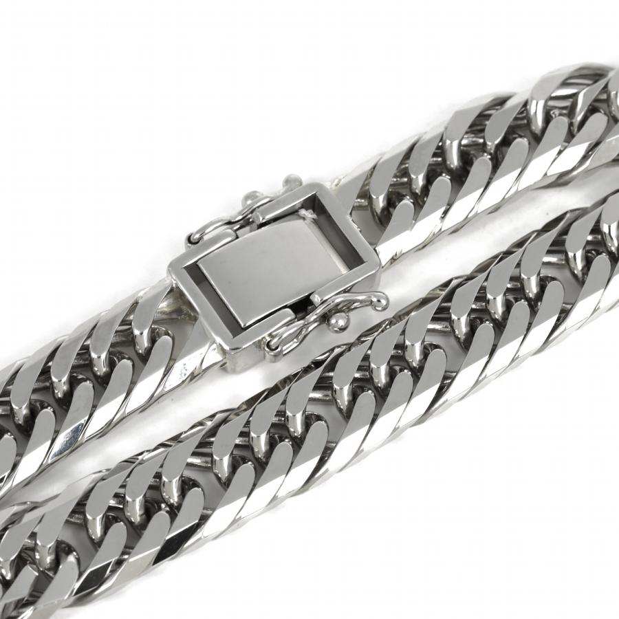 プラチナ 喜平ブレスレット 8面トリプル 50g 20cm メンズ