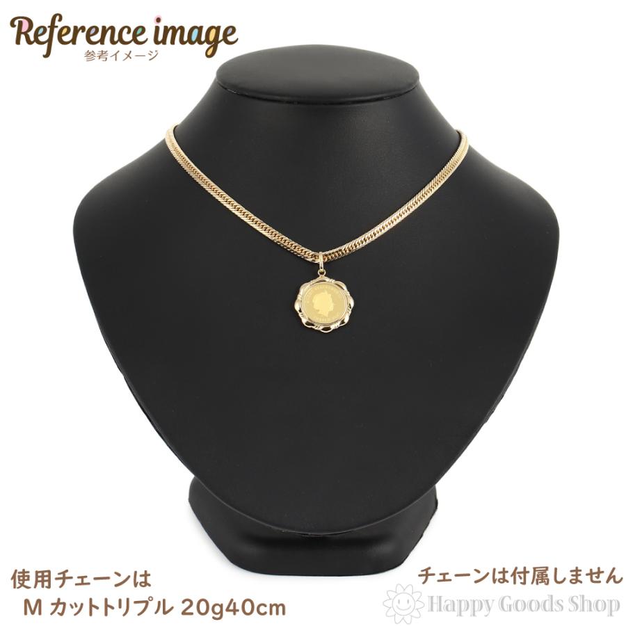 純金 K24 ホース 馬 1/10oz 金貨 コイン ペンダントトップ デザイン枠 K18枠 馬 新品 ヘッド チャーム ゴールド|happygshop|06