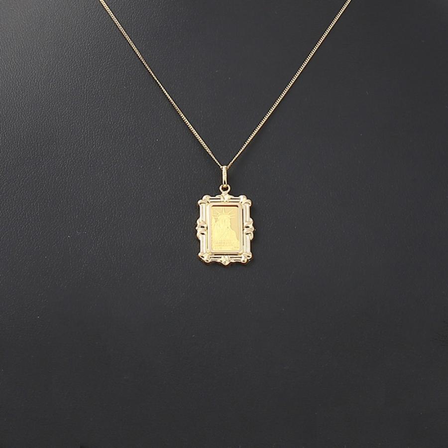 k24 自由の女神 トップ 純金 K24 1g リバティ ペンダントトップ クレジット スイス 自由