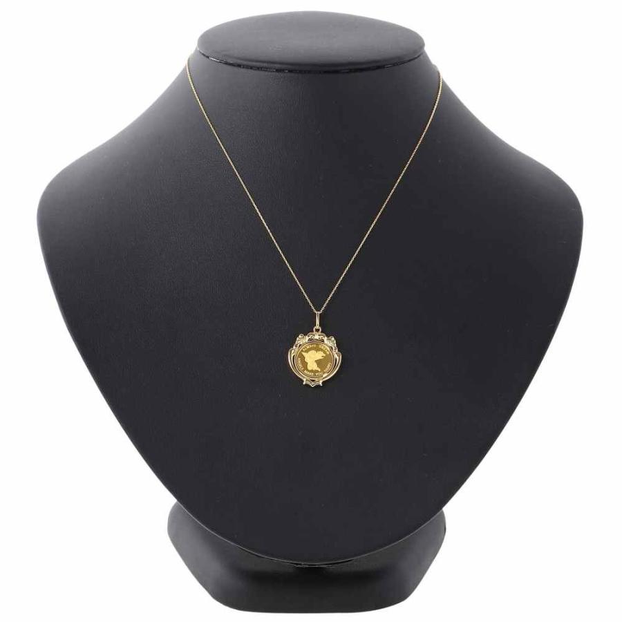 純金　型　ペンダントトップ　エンジェル 純金 エンジェル 1/25oz ペンダントトップ 天使 メンズ