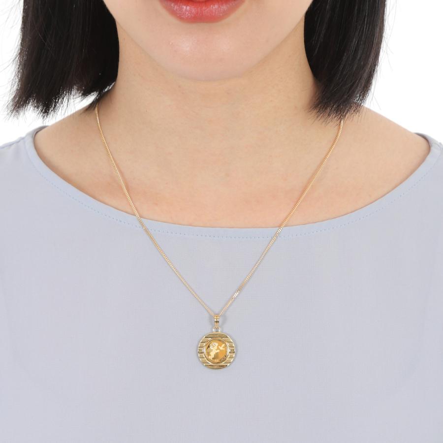 純金 K24 ペンダントトップ エンジェル 1/25oz メンズ