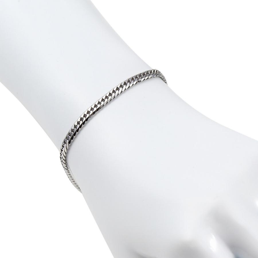 18金 喜平ブレスレット 6面ダブル 10g 18cm ホワイトゴールド 18金 喜平ブレスレット 6面ダブル 10g 18cm ホワイトゴールド