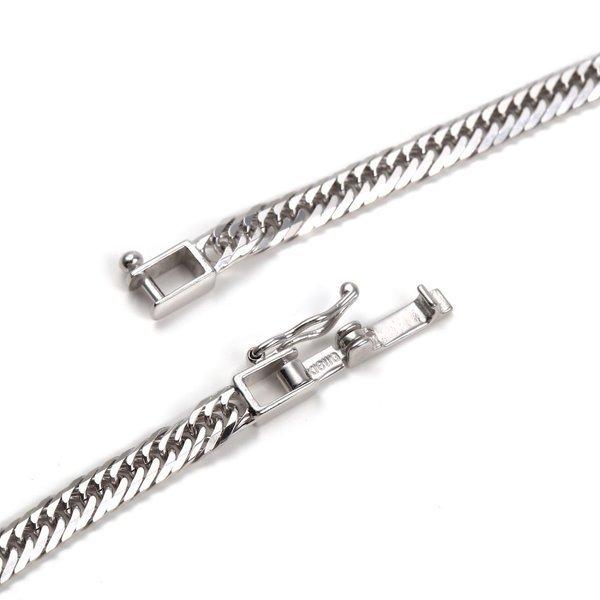 18金 喜平アンクレット 8面トリプル 6g 23cm ホワイトゴールド