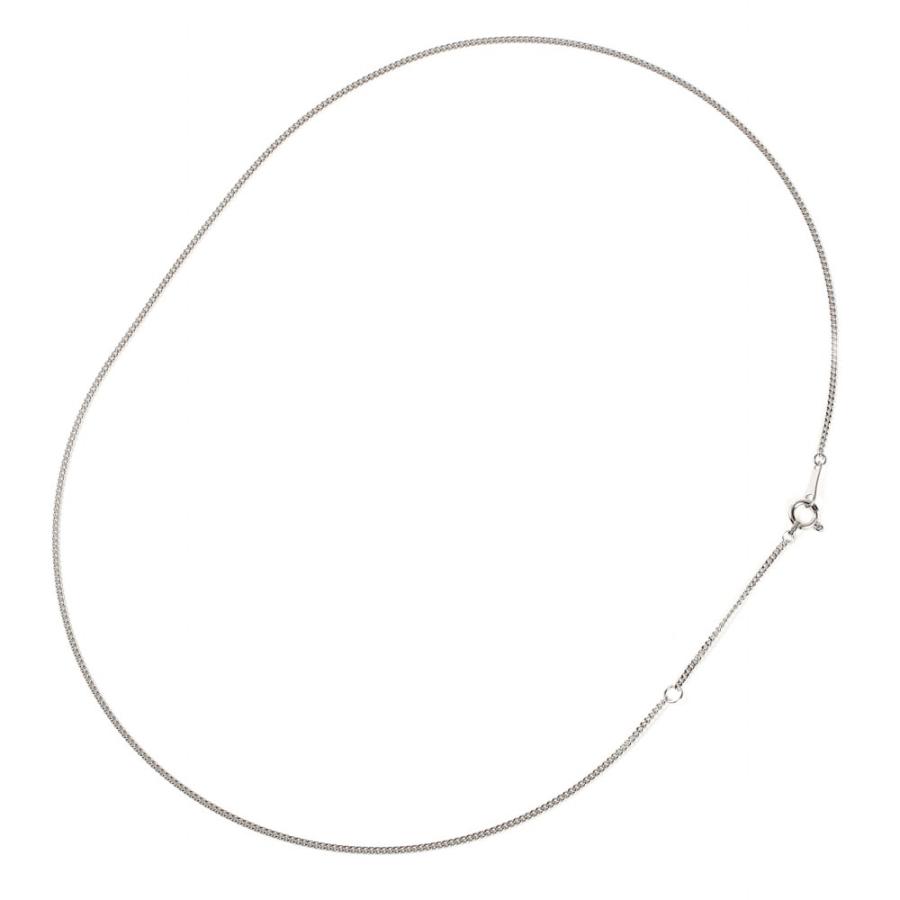 ネックレス 喜平 18金 チェーン 2面 40cm 細い 幅1.2mm ホワイトゴールド メンズ レディース ゴールド K18 18K キヘイ kihei プレゼント ギフトの画像