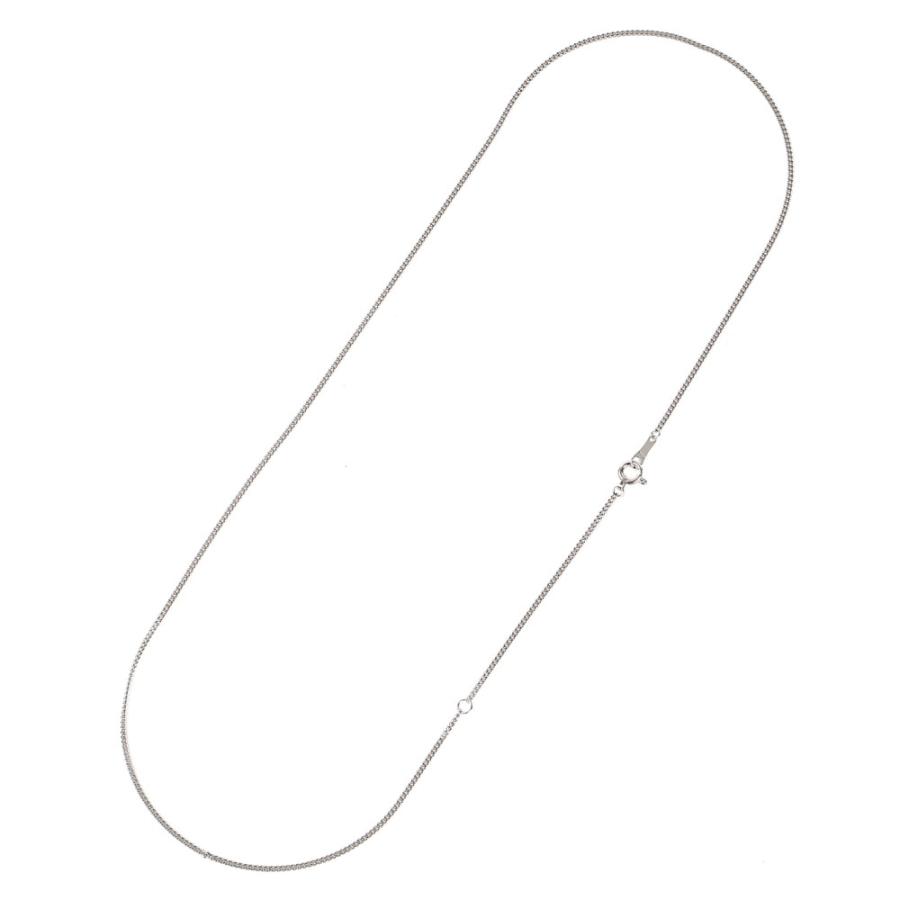 ネックレス 喜平 18金 チェーン 2面 45cm 細い 幅1.2mm ホワイトゴールド メンズ レディース ゴールド K18 18K キヘイ kihei プレゼント ギフトの画像