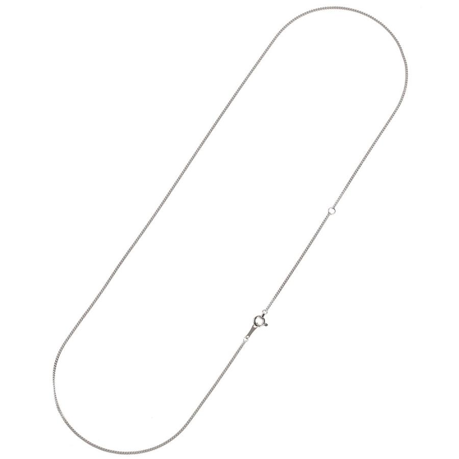 ネックレス 喜平 18金 チェーン 2面 50cm 細い 幅1.2mm ホワイトゴールド メンズ レディース ゴールド K18 18K キヘイ kihei プレゼント ギフトの画像