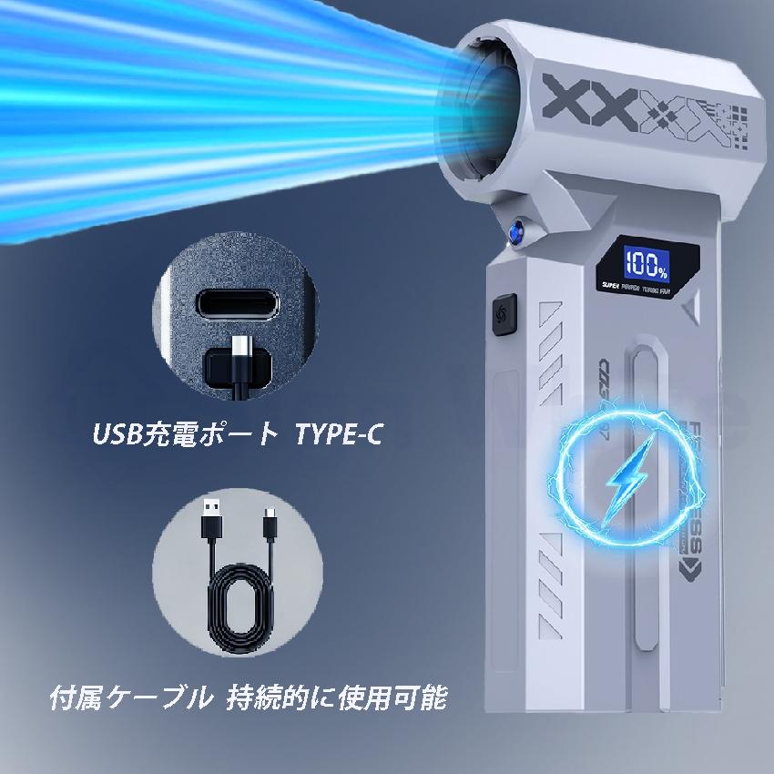 2025年新型】 小型ブロワー 充電式ブロワー 洗車専用ブロワー 多機能