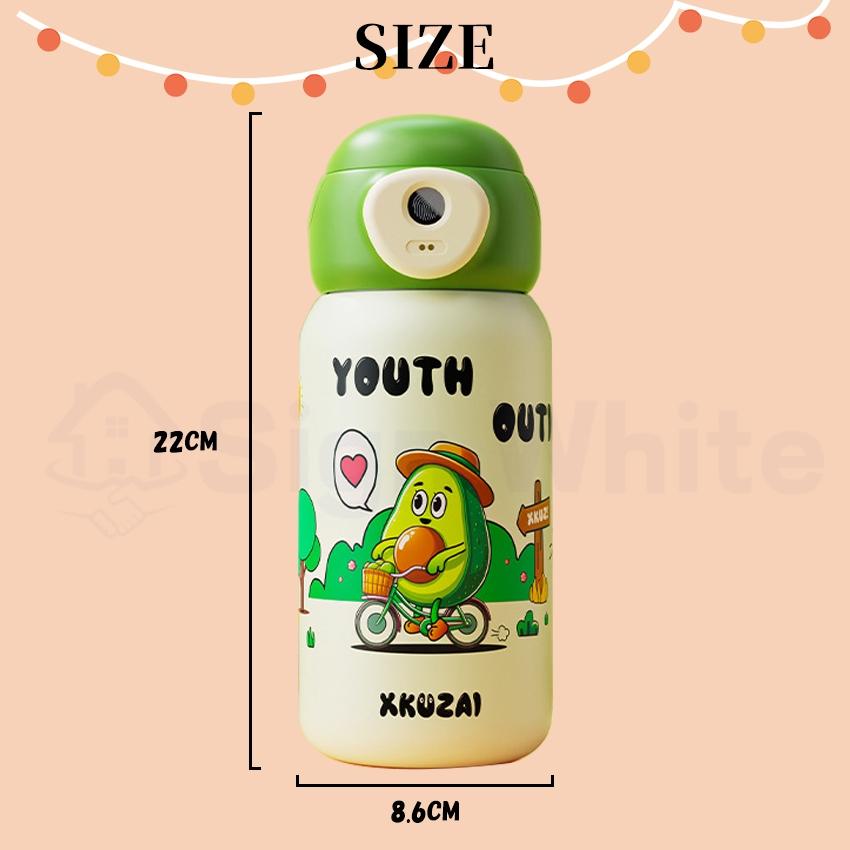 指紋センサー付き 真空断熱ボトル 指紋認証 水筒 600ml 保温 保冷 316