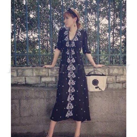 ロングワンピース ワンピース ロング丈 花柄 マキシワンピース ワンピース 大きいサイズ ゆったり 夏ワンピース 夏 リゾート リゾートワンピ レトロ 花柄 韓 楽天最安値に挑戦