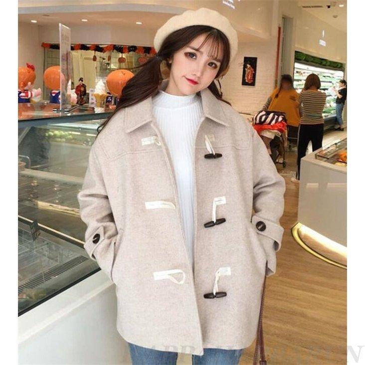 工場直送 ダッフルコート レディース ラシャ 洋服 ショート丈 アウター 厚手 オーバーコート 冬 レディースファッション 代 30代 40代 50代 Honeymoon Style