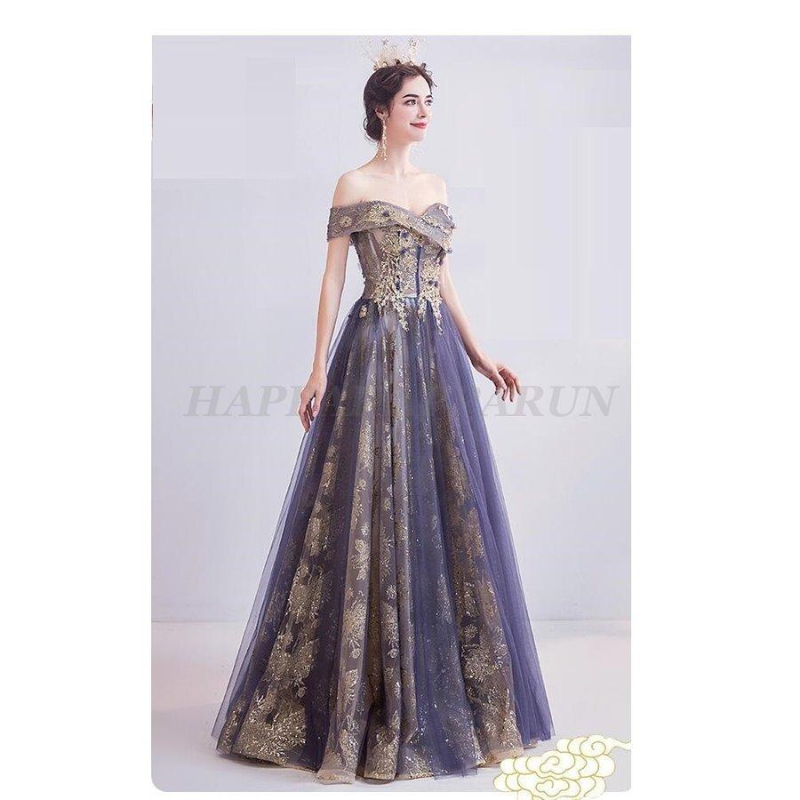 ウエディングドレス オフショルダー ワンピース ロングドレス オフショルダー 演奏会 ワンピース パーティードレス 結婚式 披露宴 大きいサイズ 大人 上品 卒業式 披露宴 二次会 食事会 Happa Hh0923a 0325 3 Run Happa 成人式