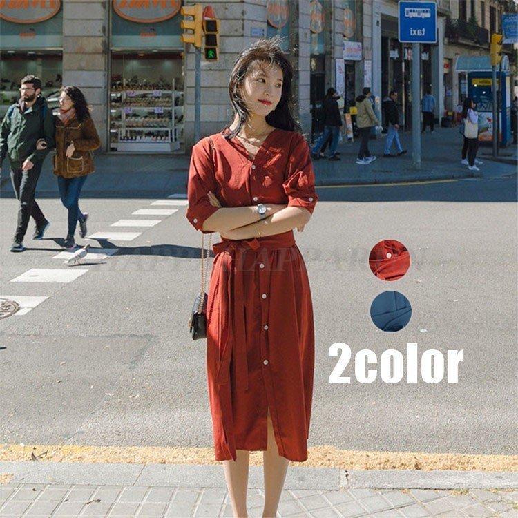 ワンピース レディース 膝丈ワンピ ミディアムワンピース 春夏 ワンピース ａライン おしゃれ オシャレ 着痩せ 代 30代 40代 17 春の新作