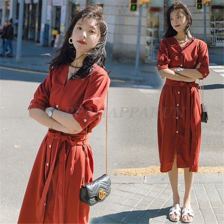 ワンピース レディース 膝丈ワンピ ミディアムワンピース 春夏 ワンピース ａライン おしゃれ オシャレ 着痩せ 代 30代 40代 17 春の新作