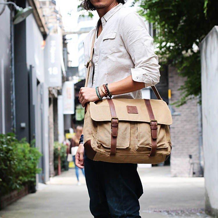 メッセンジャーバッグ メンズバッグ ショルダーバッグ メンズ レディース シンプル 帆布 カバン 斜めがけ 父の日 22 春夏 Hh18a Cttt Happa Happa Run 通販 Yahoo ショッピング