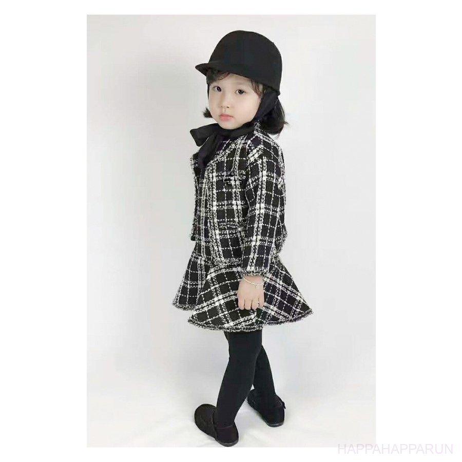 子供ワンピース 子供コート 2点セット ワンピース 女の子 長袖コート ワンピース キッズ ジュニア 子供ダッフルコート 女の子 キッズコート 子供ワンピース 最新の激安