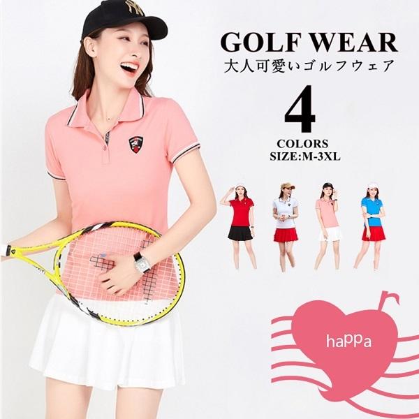 ゴルフウェア 上下セット ゴルフワンピース ポロシャツ レディース Aライン 着痩せ 夏コーデ 通気吸汗 半袖 きれいめ 40代50代 秋コーデ22 Mtl8j3dsuc レディースウエア Kccc Uk
