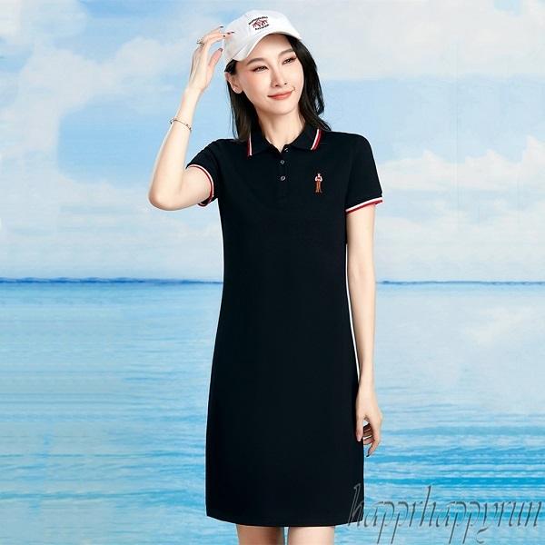 卸売 レディースウエア 22年春夏モデル ゴルフウェア レディース ゴルフウェア ワンピース レディース 半袖 ゴルフドレス かわいい おしゃれ 新作 大人可愛い 着やせ効果 ポロ衿ワンピース レディス きれいめ セール Ism Com Ge