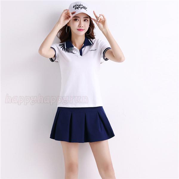 ゴルフウェア レディース 大きいサイズ 3l Ll 夏 30代 40代 50代 プリーツ テニス 半袖シャツ スカート上下セット セットアップ コーデ 22新品 Jmlzcvsyzw ゴルフ Kccc Uk