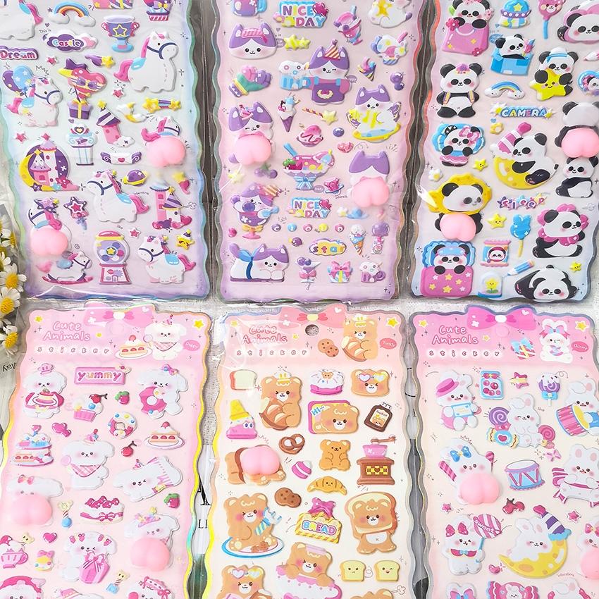 新作登場！6枚セット】 おしりシール お尻シール ぷくぷくシール 3D