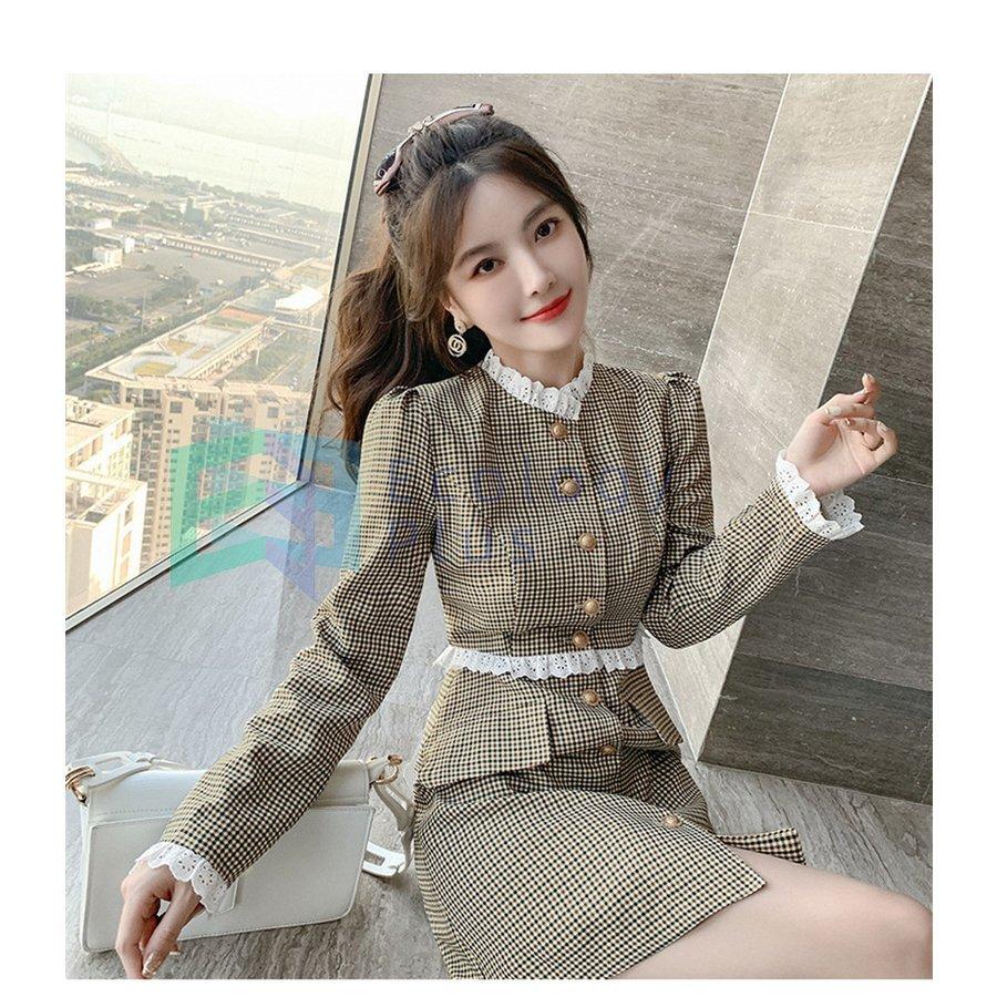 売れ筋新商品 レトロ 30代 21 レディース 40代 フランス 50代 長袖 体型カバー 可愛い ワンピース 秋冬 通勤 新商品 ワンピース サイズ S