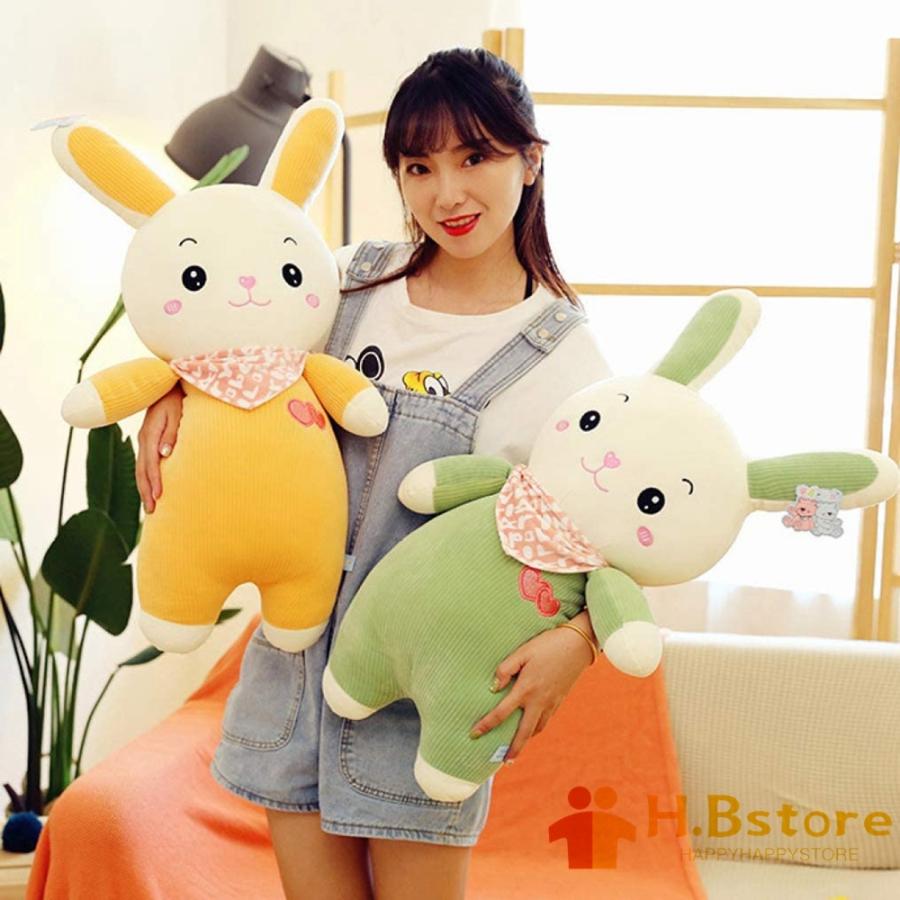 うさぎ ぬいぐるみ 兎 ウサギ 抱き枕 可愛いうさぎ ふわふわ 動物ぬいぐるみ 洗える 記念日 お誕生日 プレゼント 高校生 彼女 ギフト 当店限定販売