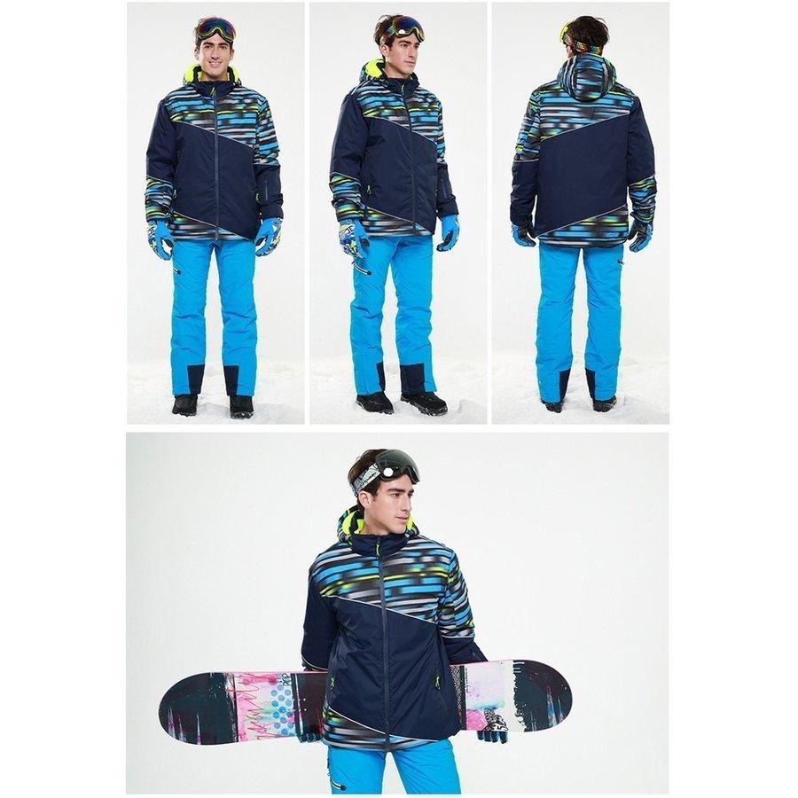 品質は非常に良い 男性冬スキーウエアセット厚め防水づき服セット メンズスキーウエアセット Hxf02 スキー 上下セット カラー B Icpit Org
