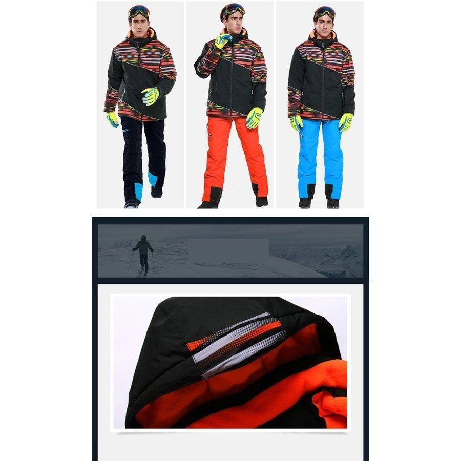 品質は非常に良い 男性冬スキーウエアセット厚め防水づき服セット メンズスキーウエアセット Hxf02 スキー 上下セット カラー B Icpit Org