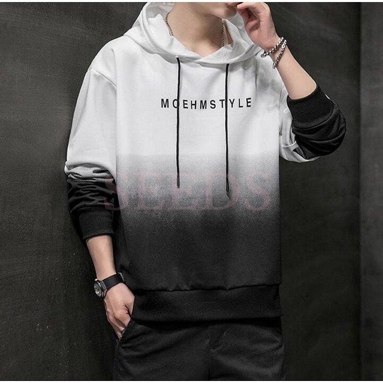 割引 オシャレカジュアルトップス 通学 長袖 パーカー 春服 人気 春秋 メンズ スウェットパーカー グラデーションパーカー 通勤 プルオーバーパーカー カッコイイ パーカー カラー ブラック Tebingtinggiperangicovid19 Tebingtinggikota Go Id