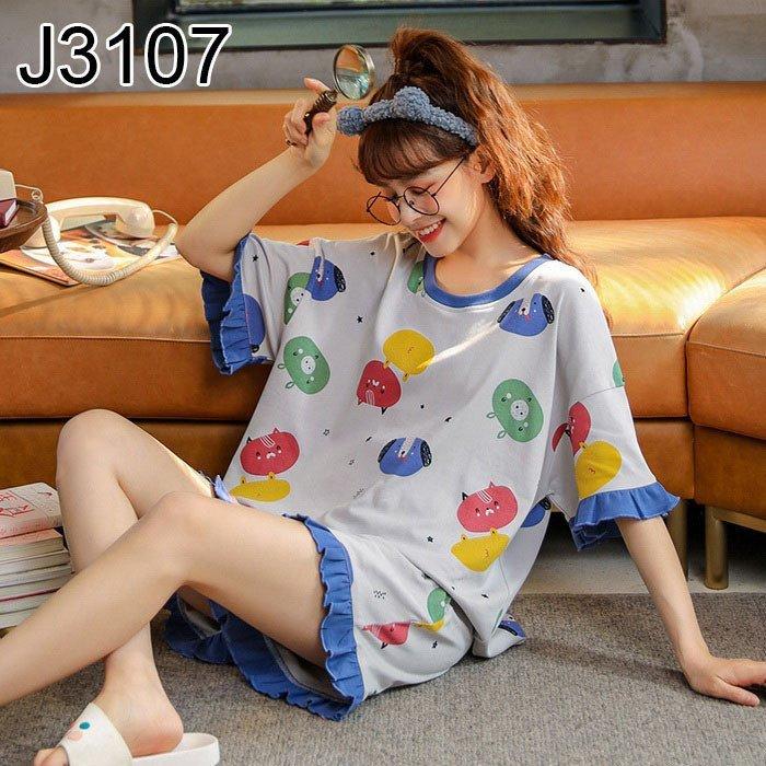 半袖 春夏 オシャレギフト ルームウェア 可愛い 女性 パジャマ 部屋着 レディース 寝巻き パジャマ 綿ルームウェア 9色 大きいサイズ ショットパンツ上下セット 最安値挑戦