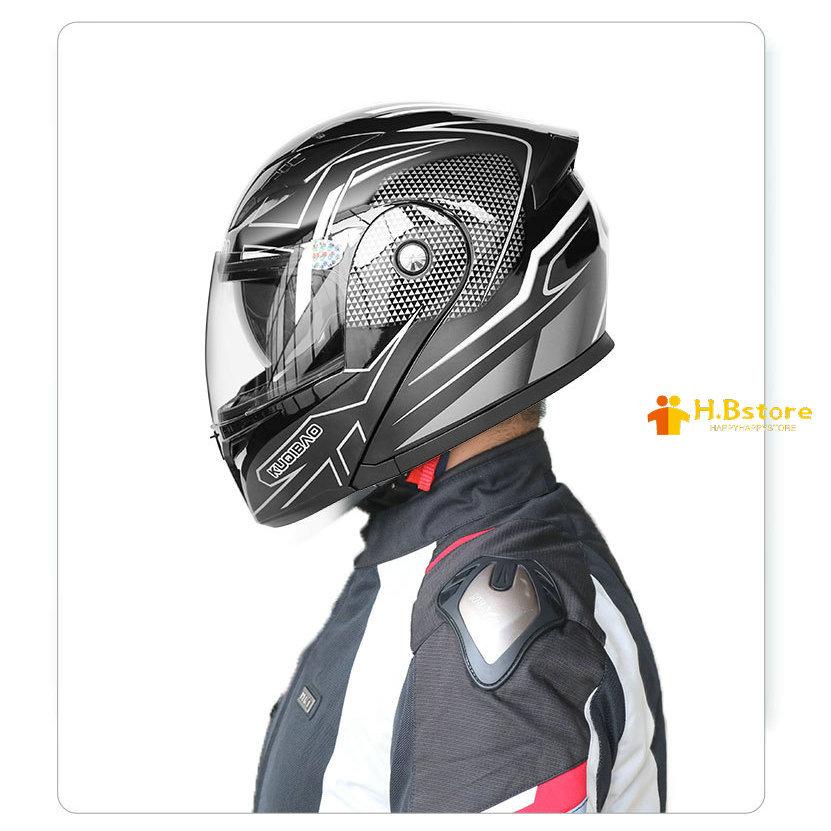 フルフェイスヘルメット オートバイクヘルメット バイク用品 バイク ヘルメット システムヘルメット フルフェイス BIKE HELMET ワンタッチ式 輸入品 送料無料｜happyhappystore｜02