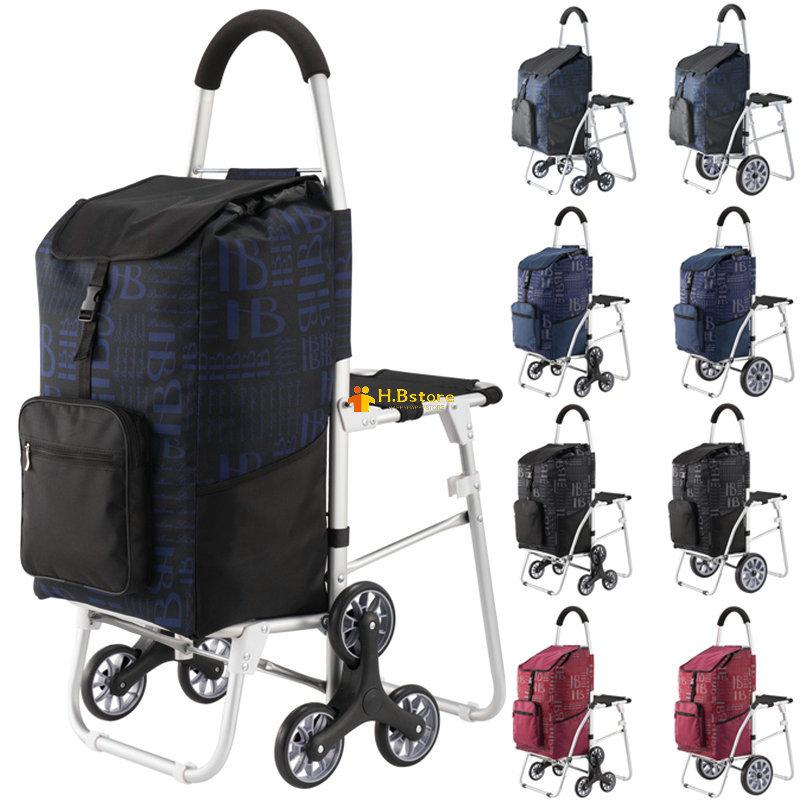 ショッピングカート キャリーカート ショッピングキャリー 椅子付き 大容量 2輪 6輪 買い物カート 折りたたみ おしゃれ 品揃え豊富で