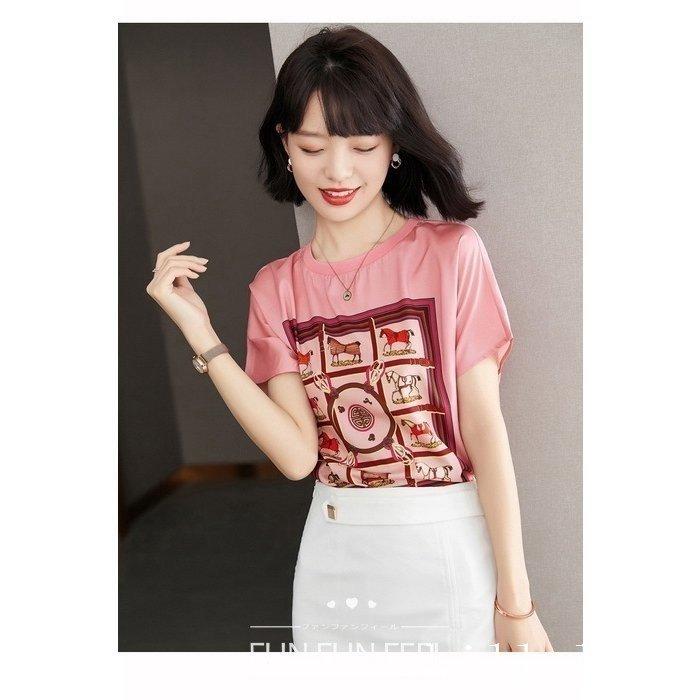 春夏 カジュアル 半袖トップス 50代 レディース シフォンブラウス 上品 40代 通勤 オシャレブラウス ブラウス おしゃれ プリント 30代 ゆったりtシャツ Tシャツ 最も優遇の 春夏 カジュアル 半袖トップス 50代 レディース シフォンブラウス 上品 40代 通勤 オシャレブラウス ブラウス おしゃれ プリント 30代 ゆったりtシャツ Tシャツ 最も優遇の