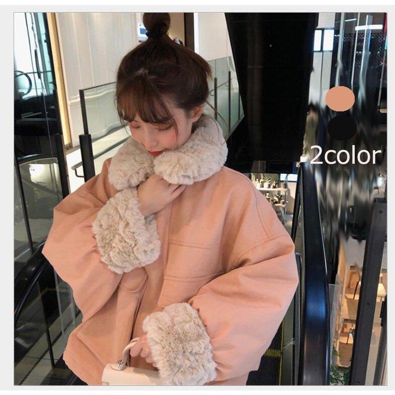 即日発送 コート レディース 上着 婦人服 冬服 コート ファーコート ショートスタイル あたたかい 防寒着 フランス風 コート ジャケット Ediors Com