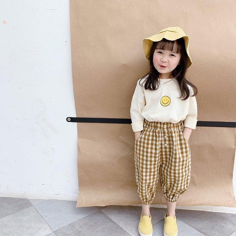 リアル 2色 長ズボン 女の子 中学生 子供服 九分パンツ 卒業式 卒園式 入学式 小学生 チェック おしゃれ ボトムス きれいめ ガウチョパンツ カジュアル 春夏 通学 長ズボン ロングパンツ カラー イエロー Www Fattoriabacio Com
