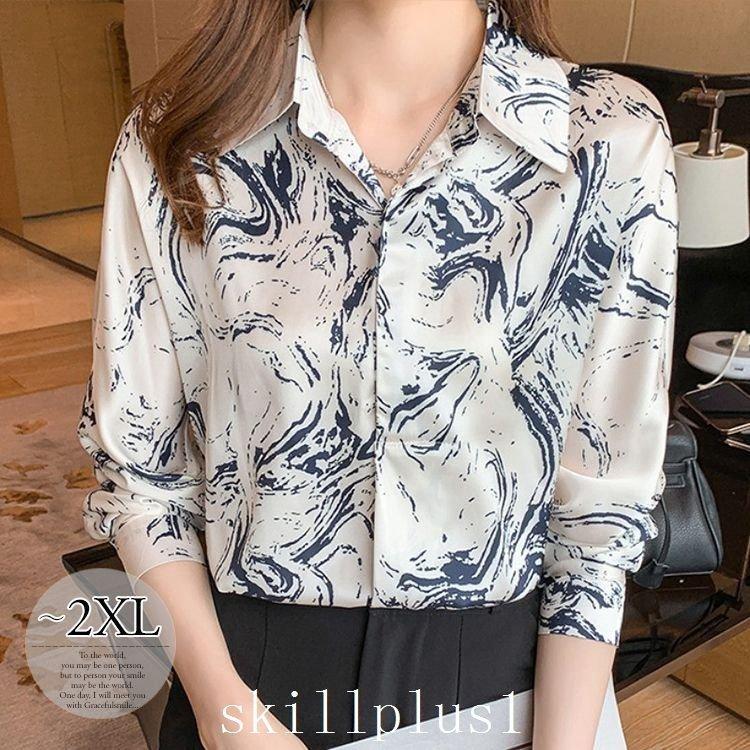 ホビー通販 ブラウス シャツ デート The38 大人可愛い オフィスカジュアル オフィススタイル ビジネス オフィス 清楚 とろみ 総柄プリント トップス 割引販促品 Ssl Daikyogo Or Jp