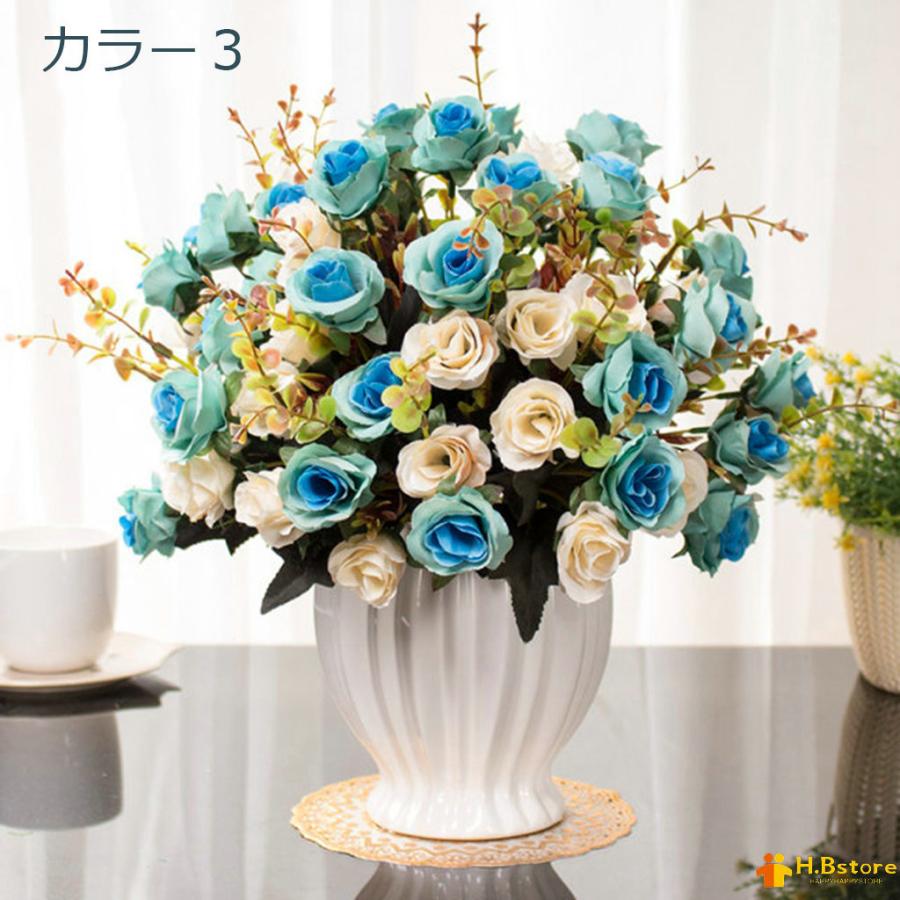正規品スーパーsale 店内全品キャンペーン 母の日 敬老日 造花 バラ 全8色 花瓶付き 本物そっくり 枯れない 花手作りフラワー 人工観葉植物 癒し インテリア 玄関 ギフト Babylonrooftop Com Au