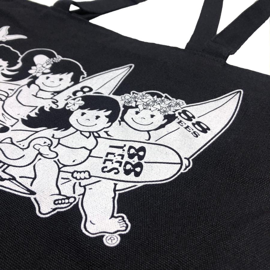 88TEES ハワイ トートバッグ カバン【YAYA AND OHANA ZIPPER TOTE BAG】 ヤヤちゃん 88ティーズ ハワイ人気ブランド ハワイ限定 ハワイ直輸入｜happyhawaii｜10