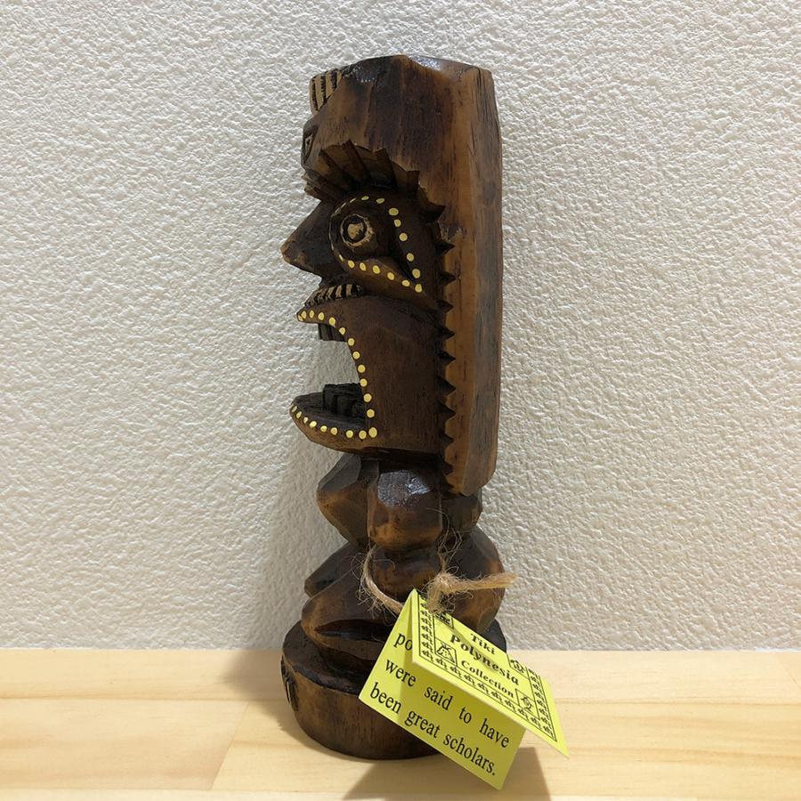 ハワイ インテリア 雑貨 ハワイアンティキ【Wisdom Tiki M-01】幸運の