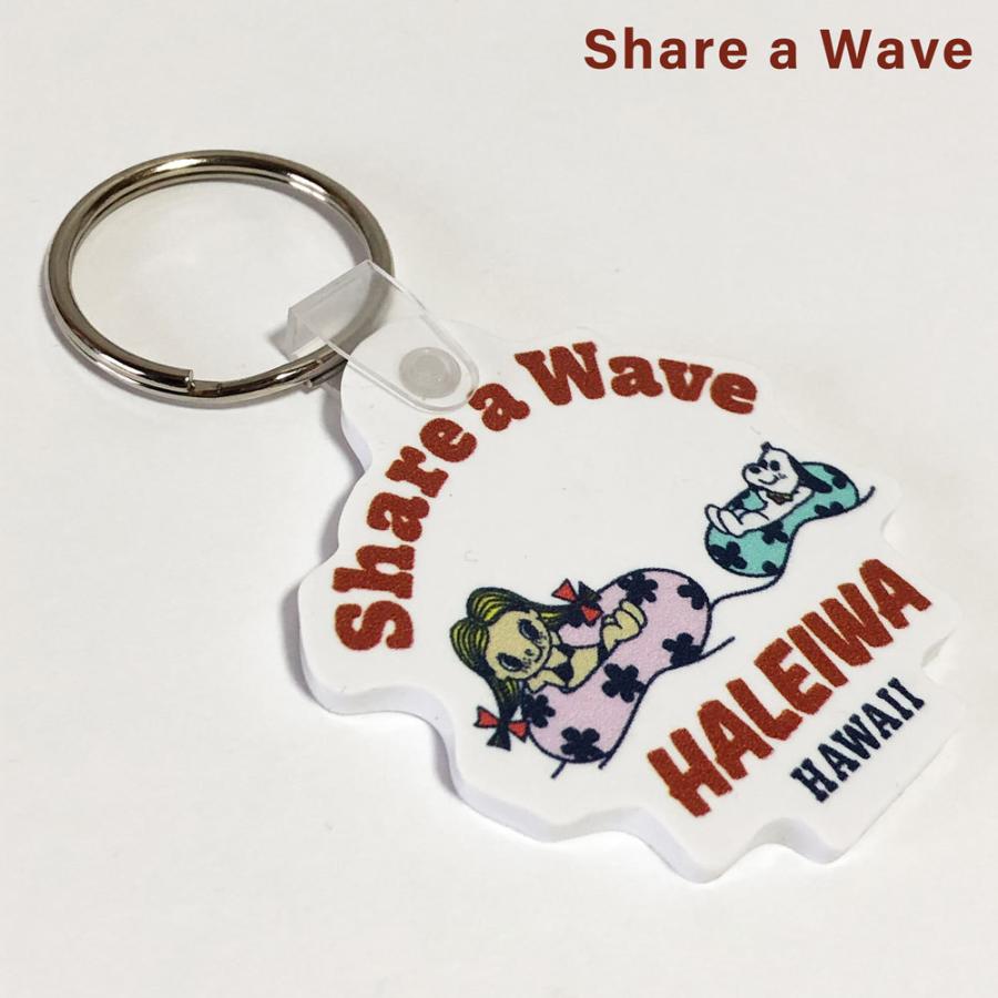 キーホルダー ハワイ Happy Haleiwa ハッピーハレイワ ハワイアン雑貨