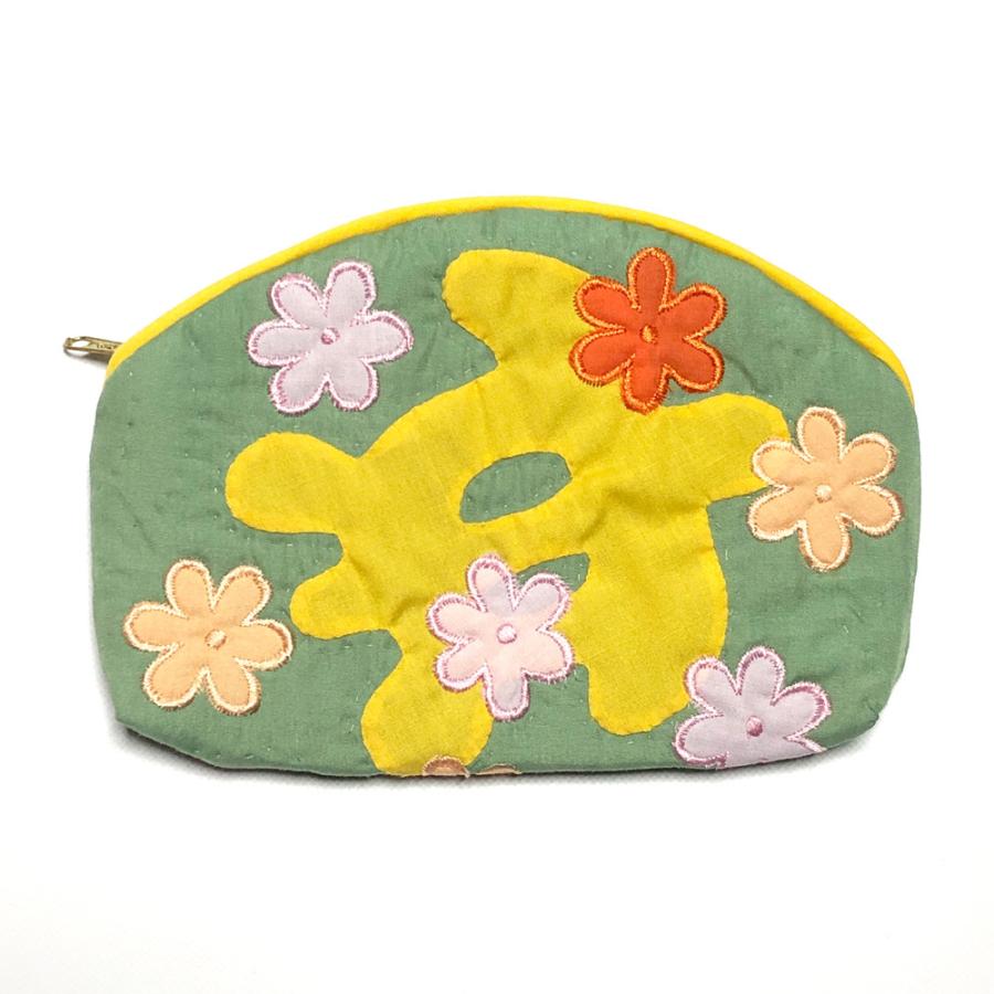 ハワイアンキルト Hawaiian Quilt ハワイアン雑貨 ポーチL コスメ 
