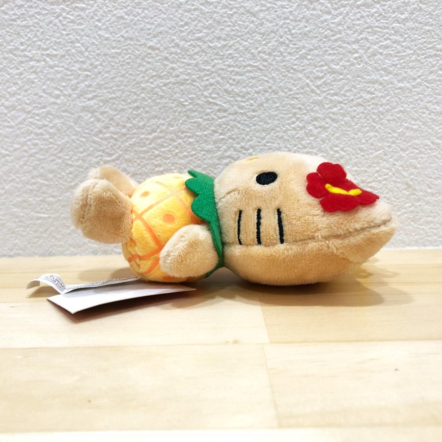 ハローキティ キーホルダー ぬいぐるみ 日焼けキティ ハワイアン雑貨【Hello kitty ぬいぐるみキーチェーン01 Pineapple  パイナップル】キティちゃん ハワイ限定