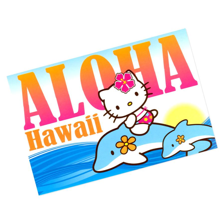 ハローキティ ハワイアン雑貨 ハワイ限定 ハワイ直輸入 ハガキ【Hello