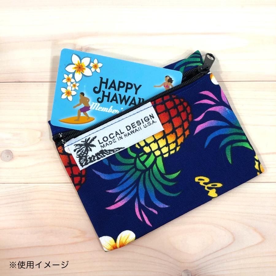 ハワイアン雑貨 ハワイアンファブリック ハワイアンポーチ コスメポーチ Local Design ローカルデザイン 【コインパース09】ハワイ